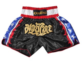 Pantalon Muay Thai Kanong : KNS-149-Negro