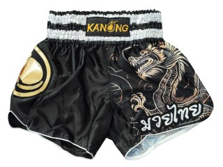 Pantalon Muay Thai Kanong : KNS-505-Negro