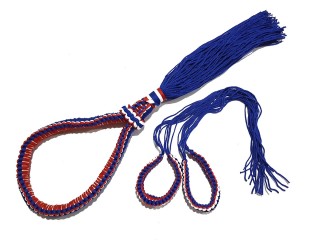 Mongkol y Prajead (set de accesorios) para Niños : ROJO-AZUL-BLANCO