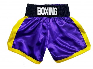 Pantalones boxeo personalizados : KNBXCUST-2050-Púrpura
