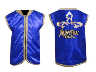 Personalizados- Kanong Chaqueta Muay Thai Cornerman : 121-Azul
