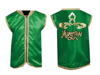 Personalizados- Kanong Chaqueta Muay Thai Cornerman : 121-Verde