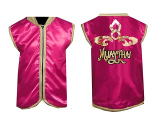 Personalizados- Kanong Chaqueta Muay Thai Cornerman : 121-Rosa