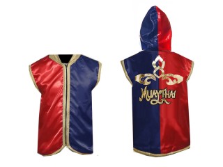 Personalizados- Kanong Chaqueta de Muay Thai : 121-Rojo-Azul marino