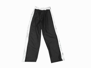 Pantalones de kickboxing personalizados : KNPANTS-004-Retro-Negro