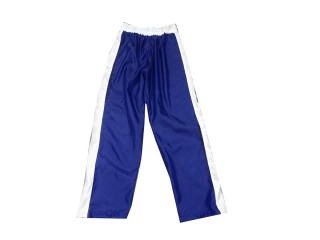 Pantalones de kickboxing personalizados : KNPANTS-0 04-Azul Retro