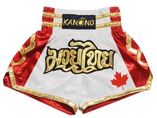 Pantalones Muay Thai Personalizados : KNSCUST-1261-Canadá