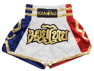 Pantalones Muay Thai Personalizados : KNSCUST-1261-Francia