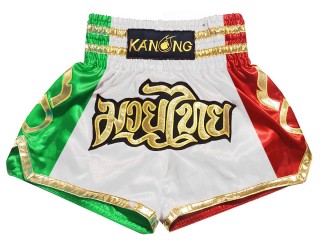 Pantalones Muay Thai Personalizados : KNSCUST-1261-Italia