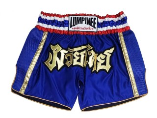 Pantalones Muay Thai Lumpinee : LUMRTO-006-Azul