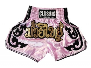 Calzonas muay thai Classic : CLS-016-Rosado