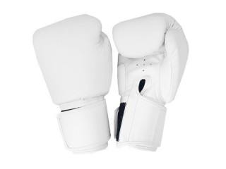 Guantes de Muay Thai  Kanong : Clásico Blanco