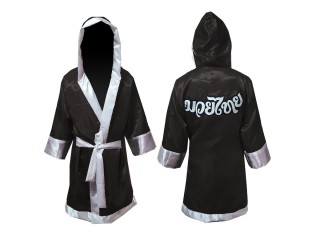 Bata boxeo personalizada  : Negro