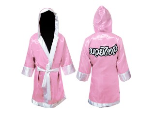 Bata boxeo personalizada  : Rosado