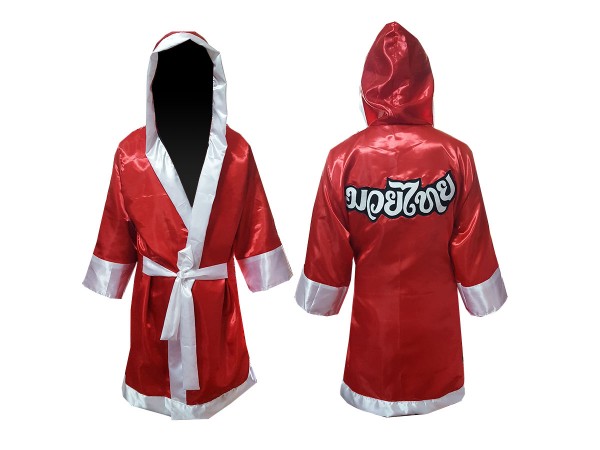 Personalizados - Kanong Bata de Boxeo para Niños : Rojo Lai Thai