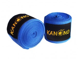 Muay Thai Vendas de KANONG (Handwraps) : Azul