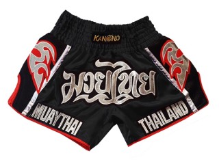 Retro Pantalones Thai mujer : KNSRTO-207-Negro