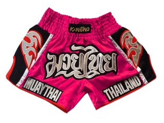 Kanong Pantalones Muay Thai mujer : KNSRTO-207-Rosado