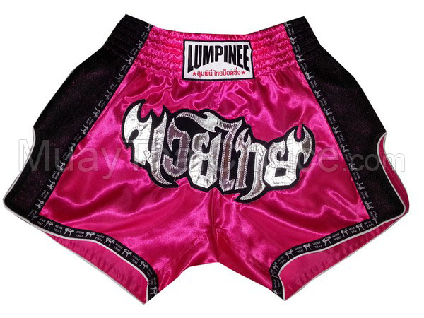 Pantalones Muay Thai Booster Retro Skull rosa