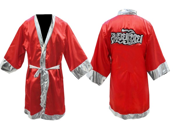  carduran MMA - Bata de boxeo con capucha para hombre, bata de  algodón ligera para boxeo tailandés, Rojo - : Ropa, Zapatos y Joyería
