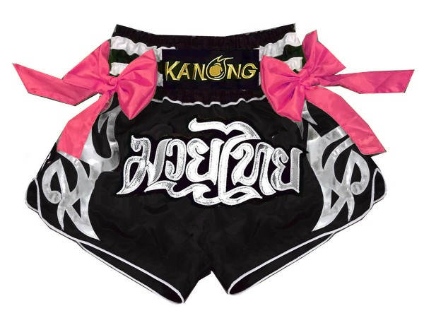 Pantalones Muay Thai Kanong : KNS-127-Negro