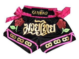 Short de Muay Thai Kanong  : KNS-129-Negro