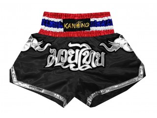 Pantalones Muay Thai Kanong  : KNS-125-Negro