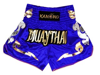 Pantalones Muay Thai Kanong  : KNS-126-Azul