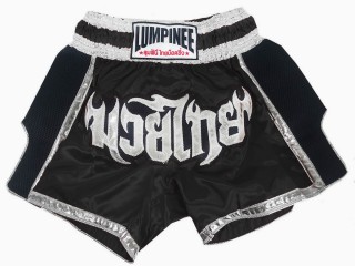 Pantalones Muay Thai Lumpinee : LUM-023-Negro