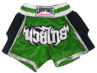 Pantalón de Muay Thai Lumpinee : LUM-023-Verde