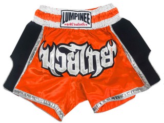 Pantalones Muay Thai Lumpinee : LUM-023-Naranja