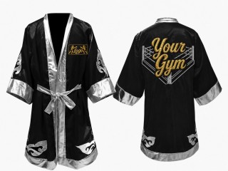 Robe de Muay Thai con logotipo bordado personalizado