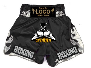 Pantalon de boxeo con logotipo bordado personalizado