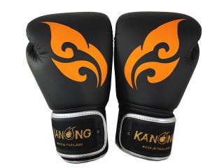 Guantes de Boxeo de microfibra Kanong : Thai-Wing-Negros
