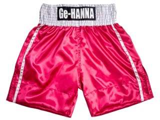 Pantalones boxeo personalizados : KNBXCUST-2071-Rosa