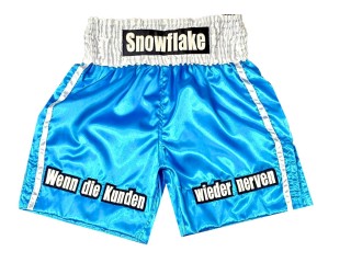Pantalones boxeo personalizados : KNBXCUST-2071-Azul cielo