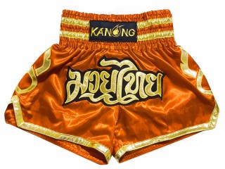 Pantalon Muay Thai Kanong : KNS-121-Naranja