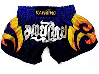 Pantalones de Muay Thai Retro Kanong : KNSRTO-506