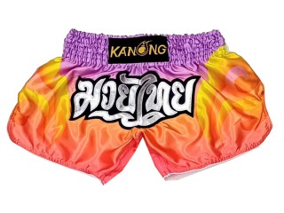 Pantalones de Muay Thai Retro Kanong : KNSRTO-509
