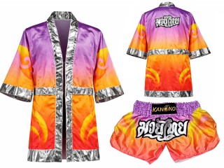 Personalizados - Bata de Boxeo + Pantalones Muay Thai : Juego-509