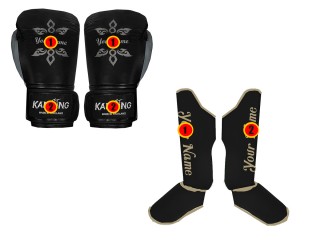 Guantes y Espinilleras de Muay Thai con Diseño Personalizado
