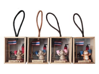 Compra al por mayor - Caja de madera de elefante para Muay Thai con logotipo