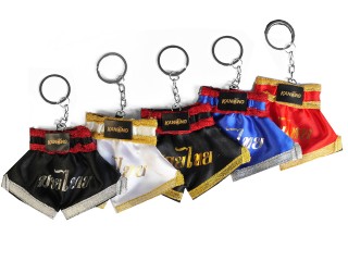 Llavero de Muay Thai con logo para shorts