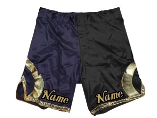 Pantalones MMA short personalizados : Azul marino-Negro