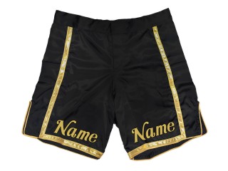 Pantalones mma personalizados : Negro-Oro