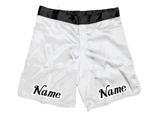 Pantalon de MMA personalizados : Blanco