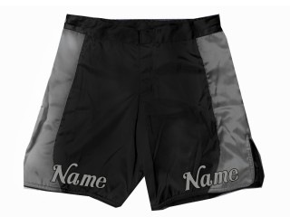 Pantalon de MMA personalizado : Negro-Gris
