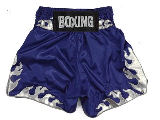 Pantalon de boxeo personalizado : KNBSH-038-Marina