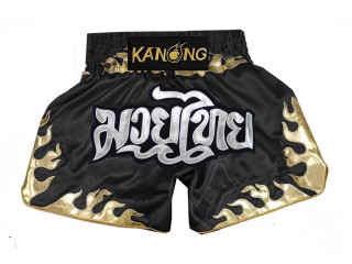 Pantalon Muay Thai Kanong  : KNS-145-Negro