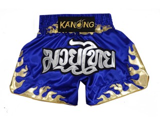 Pantalon Muay Thai Kanong  : KNS-145-Azul
